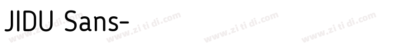 JIDU Sans字体转换